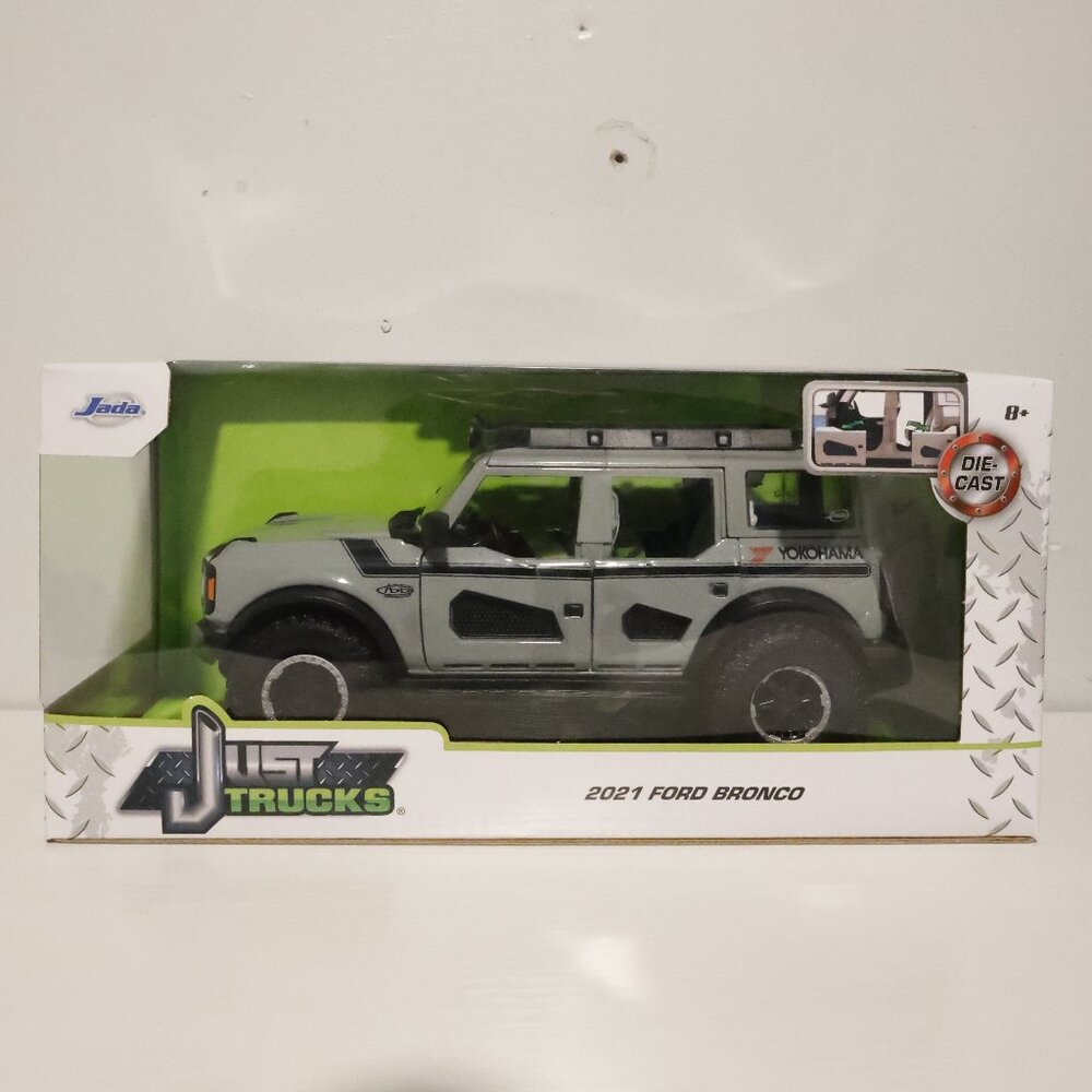 Jada Just Trucks 2021 Ford Bronco Silver 1/24